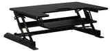 Mount-It! MI-7926 Standing Desk Converter With Gas Spring Riser, 26"H x 41"W x 9-3/4"D, Black