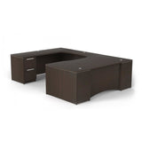 Chiarezza Double Pedestal U-Shaped Desk