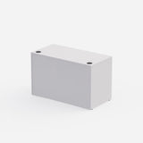 Sheridan Gen2 Agent Desk with Locking Hanging Box/File Pedestal Drawers, 48"Wide x 24"D, Pure White