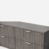Sheridan Credenza 72"W x 22"D With 4-Drawer Lateral File - Stone Gray