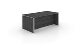 Chiarezza Freestanding Executive Desk Noce with Laminate Top