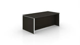 Chiarezza Freestanding Executive Desk Noce with Laminate Top