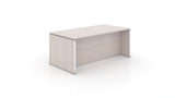 Chiarezza Freestanding Executive Desk Noce with Laminate Top