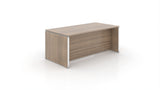 Chiarezza Freestanding Executive Desk Noce with Laminate Top
