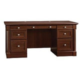 Sauder Outlet Palladia Collection Executive Desk, Select Cherry