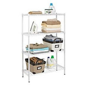 Wire Shelving, 4 Shelves, 54