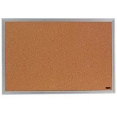 (Scratch & Dent) FORAY Outlet Cork Bulletin Board, Aluminum Frame, 72