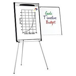 MasterVision Gold Ultra Magnetic Tripod Easel, 29 1/2