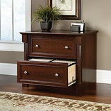 Sauder Outlet 36-3/4"W Lateral 2-Drawer File Cabinet, Select Cherry