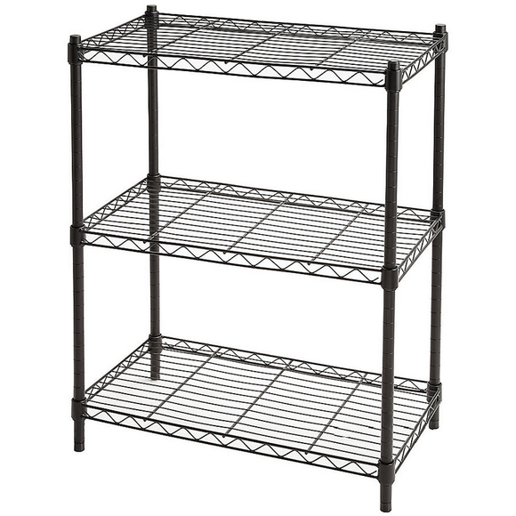 Realspace Outlet Wire Shelving, 3-Shelves, 30