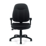 Preva Low Back Tilter w/ Arms, Black