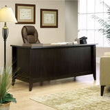 Sauder Outlet Shoal Creek Executive Desk, Jamocha Wood