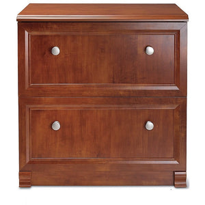 Realspace Outlet Broadstreet 30"W 2-Drawer Lateral File Cabinet, Maple