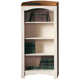 Christopher Lowell Shore Mini Solutions 4-Shelf Bookcase, 63 1/8''H x 29 1/2''W x 12 3/4''D, Antiqued White