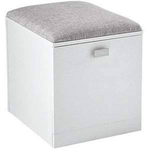 See Jane Work Kate File/Seat, 18 1/2"H x 15 3/8"W x 18 1/8"D, White