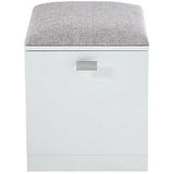 See Jane Work Kate File/Seat, 18 1/2"H x 15 3/8"W x 18 1/8"D, White