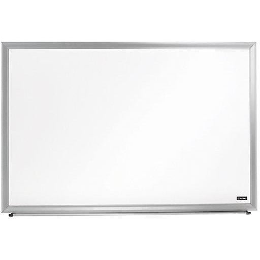 Foray Outlet Aluminum-Framed Dry-Erase Board With Marker, 48'' x 96'', White Board, Silver Frame