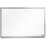 Foray Outlet Aluminum-Framed Dry-Erase Board With Marker, 48'' x 96'', White Board, Silver Frame