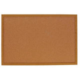 FORAY Outlet Cork Bulletin Board, Oak Finish Frame, 36" x 24"
