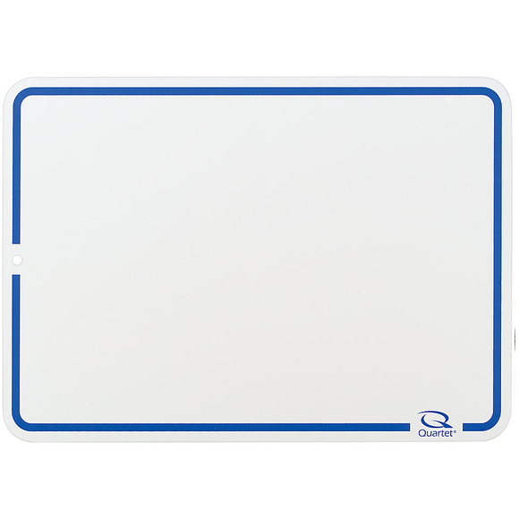 Quartet Outlet Education Dry-Erase Lap Whiteboards With Quartet Marker, White, Unlined