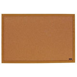 Foray Outlet Cork Bulletin Board, Oak Finish Frame, 48'' x 36''