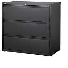 Realspace PRO Steel Lateral File, 3-Drawer, 40 1/4