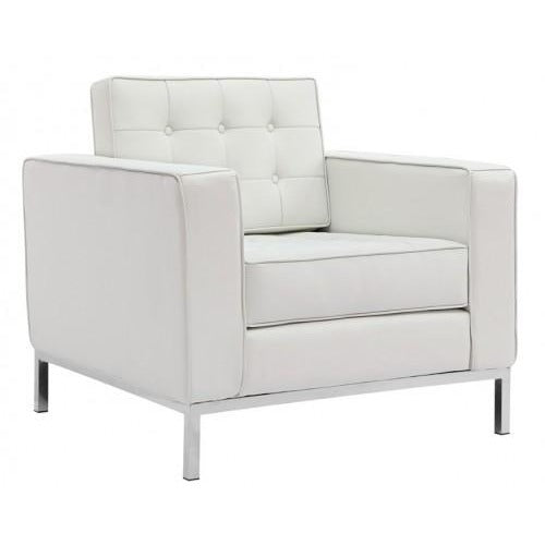 Chiarezza Luxe Lounge Chair, Bonded Leather