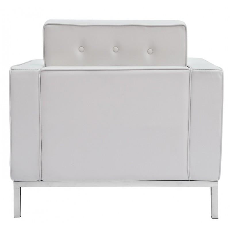 Chiarezza Luxe Lounge Chair, Bonded Leather