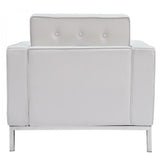 Chiarezza Luxe Lounge Chair, Bonded Leather