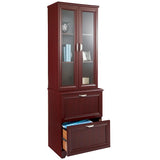 Realspace Outlet Magellan 24"W 2-Drawer Lateral File Cabinet, Classic Cherry