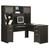 Realspace Outlet Magellan 58"W Hutch For Corner/L-Desk, Espresso