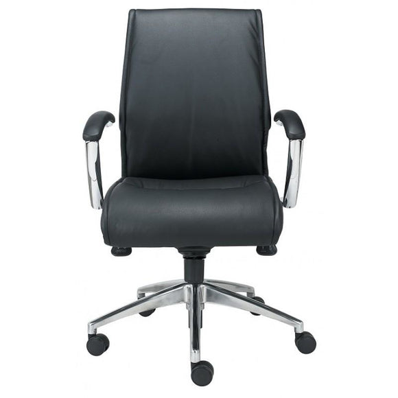 Pres Mid-Back Executive Leather Chair