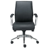 Pres Mid-Back Executive Leather Chair