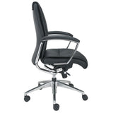 Pres Mid-Back Executive Leather Chair
