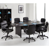 (Scratch & Dent) Realspace Outlet Magellan Performance 8-Ft. Boat-Shaped Conference Table, 29 15/16"H x 95"W x 47"D, Espresso