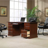 Sauder Outlet Heritage Hill 71"W Executive Desk, Classic Cherry