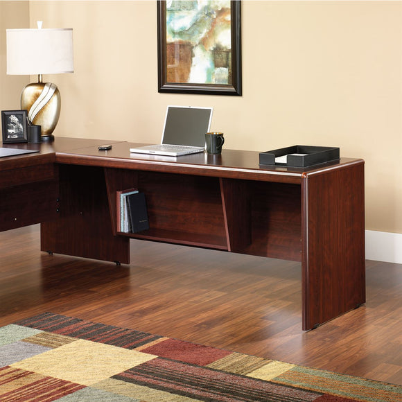 Sauder Cornerstone Outlet  Collection 65'' U-Shaped Connector, 30''H x 65''W x 24''D, Classic Cherry