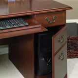 (Scratch and Dent) Sauder Outlet Heritage Hill Executive Desk, Classic Cherry