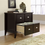 Sauder Outlet Shoal Creek 1-Drawer Lateral File Cabinet, Jamocha Wood