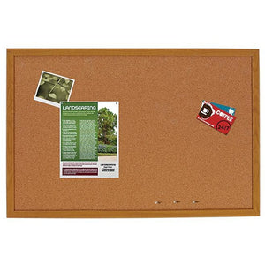 (Scratch & Dent) FORAY Outlet Cork Bulletin Board, 24" x 18"