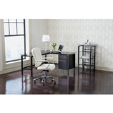 (Scratch & Dent) Realspace Outlet Lake Point L Desk, 29"H x 56"W x 56"D, Black