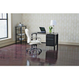 Realspace Outlet Lake Point 46"W Writing Desk, Black