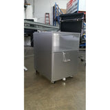 Realspace Outlet Zentra Storage File Cart, 22 1/2"H x 15 1/2"W x 18 7/8"D, Silver/Clear