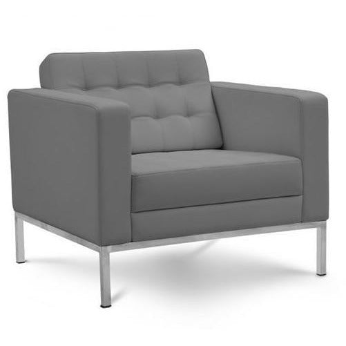 Chiarezza Luxe Lounge Chair, Bonded Leather