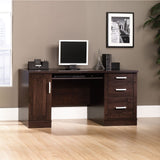 Sauder Outlet Office Port Computer Credenza, Dark Alder