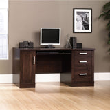 (Scratch & Dent) Sauder Outlet Office Port Computer Credenza, 29 1/2"H x 59 1/2"W x 23 1/2"D, Dark Alder