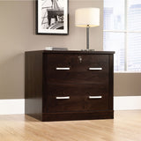 Sauder Outlet Office Port 34"W Lateral 2-Drawer File Cabinet, Dark Alder