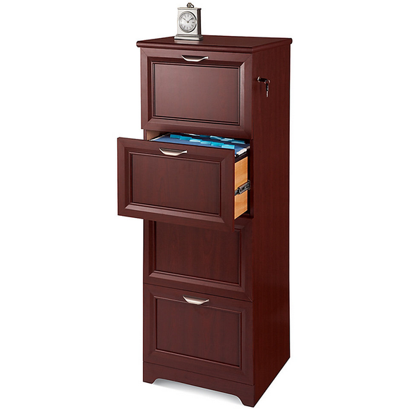 (Scratch and Dent) Realspace Outlet Magellan Collection 4-Drawer Vertical File Cabinet, 54