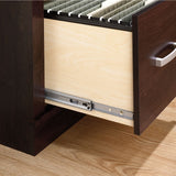 Sauder Outlet Office Port Executive Desk, Dark Alder