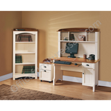 Christopher Lowell Outlet Shore Mini Solutions Workcenter, 63 1/4''H x 47 1/2''W x 23 1/2''D, Antiqued White